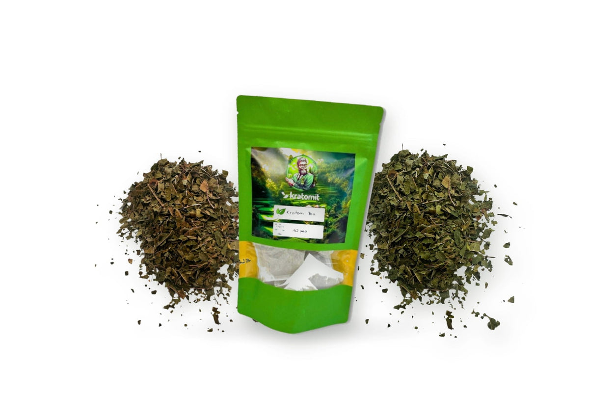 Dried whole kratom leaves