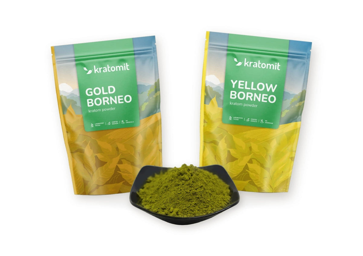 Finely ground kratom leaf powder