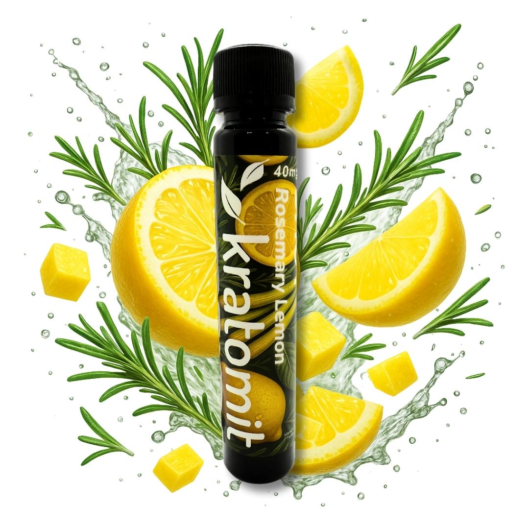 Green kratom shot Rosemary Lemon 40mg, 30ml