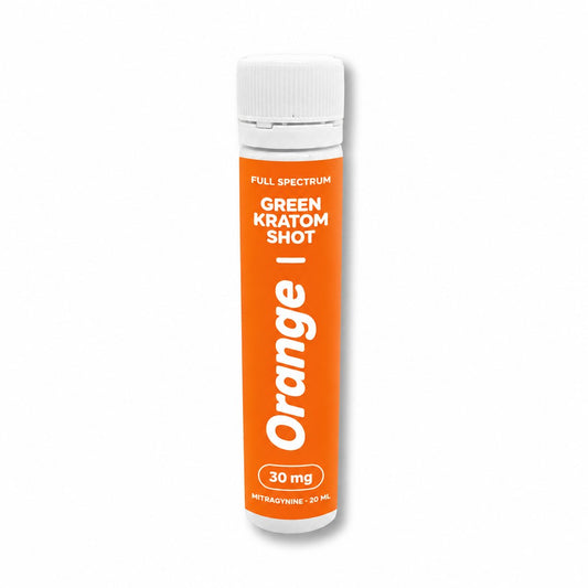 Green kratom shot Orange 30 mg, 20 ml