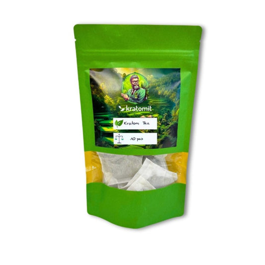 Kratom tea leaves with mint scent